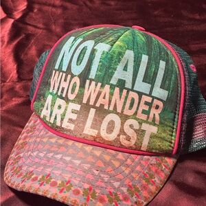 Colorful Trucker Hat with Inspirational Quote
